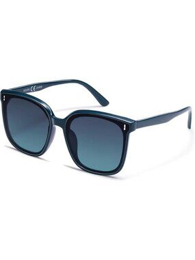 SOJOS Women's Trendy Sun Glasses Vintage Style Shades SJ2157 Blue/Gradient Blue